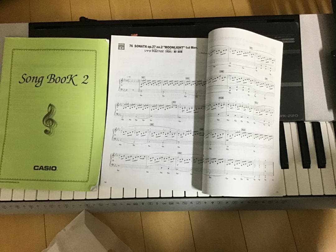CASIO WK-220 電子キーボード 電子ピアノ