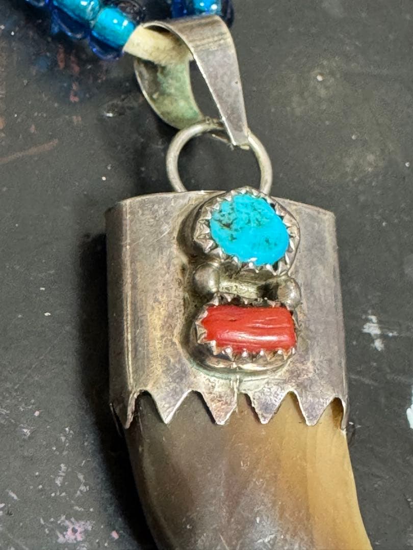 ベアクロー　ペンダントトップ　ナバホ　navajo