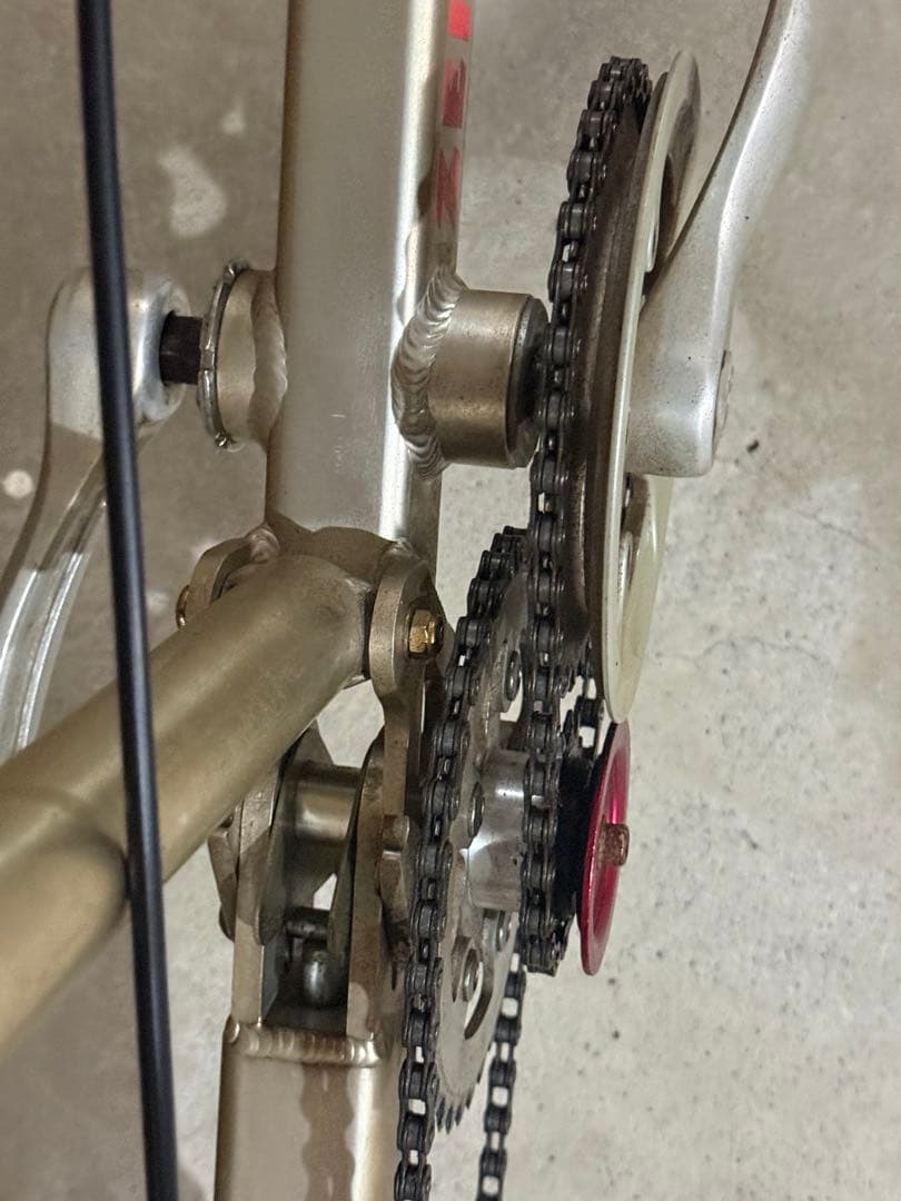 ZEROBIKE 折りたたみ自転車 金色