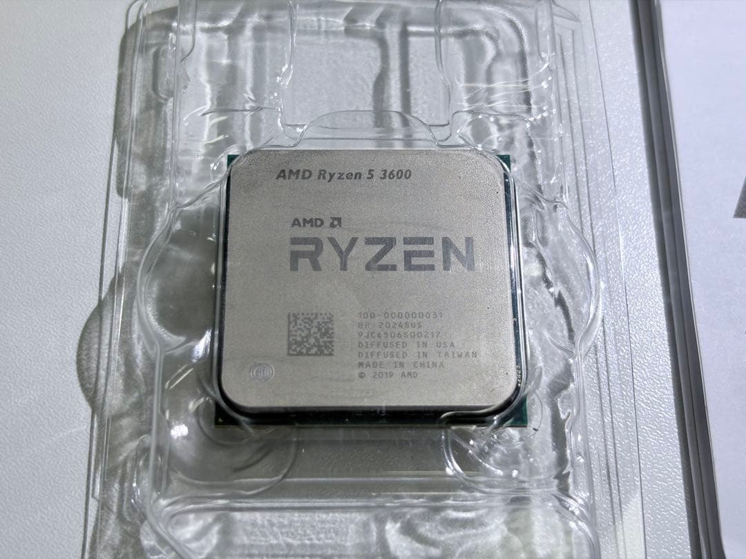 動作OK AMD Ryzen 5 3600 クーラー付き CPU AM4