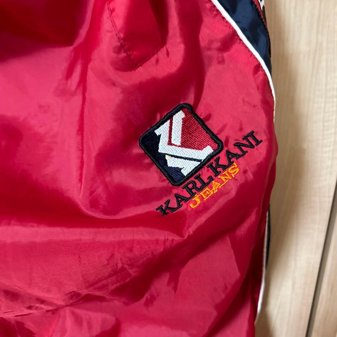S*P様 カールカナイ KARL KANI ナイロンパンツ 刺繍ロゴ