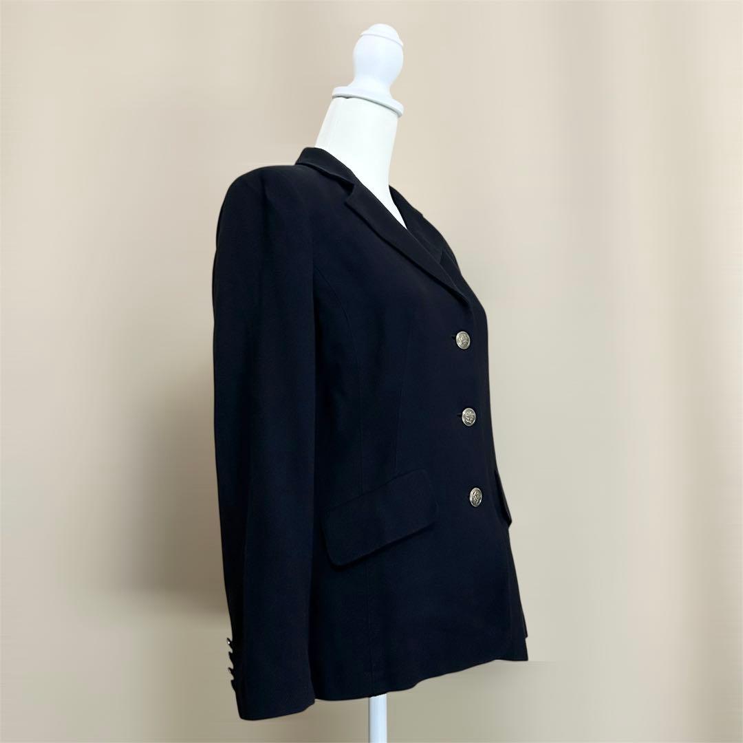 Lelian ウォッシュドカシミヤ100% 金ボタン テーラードジャケット 11