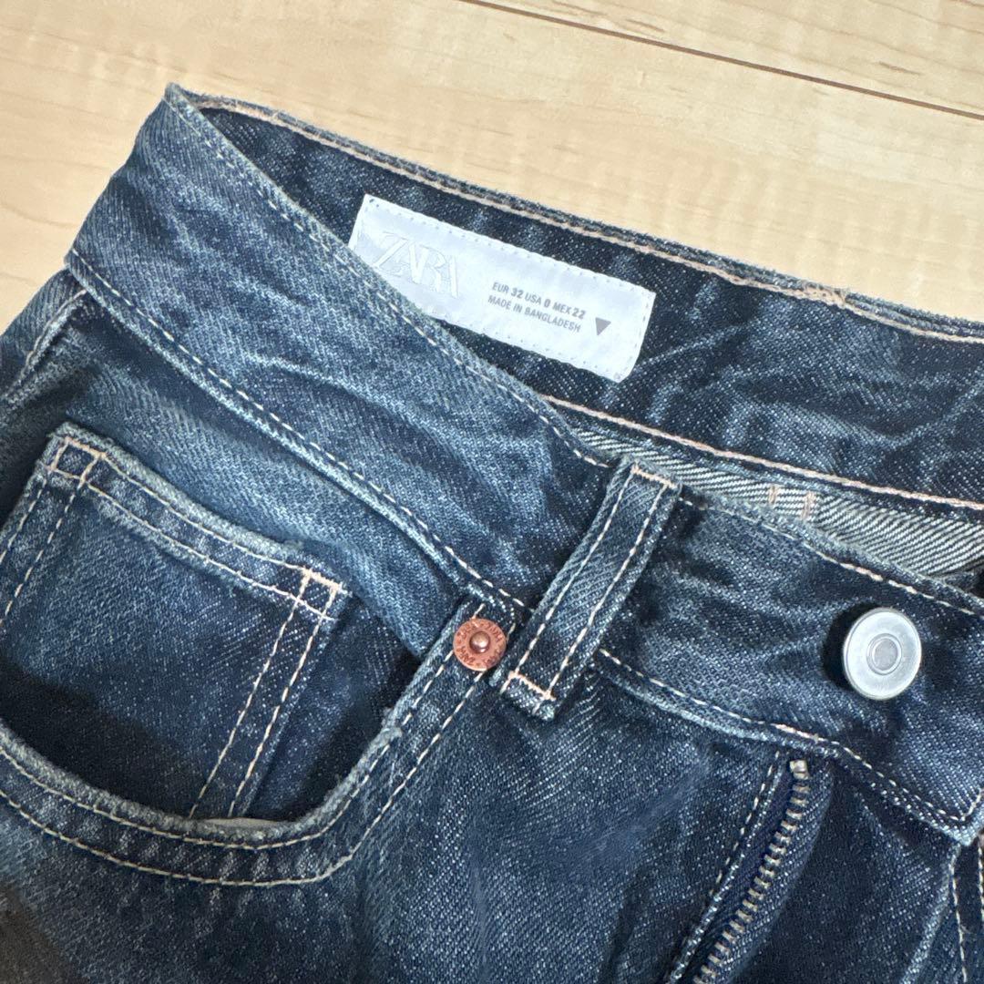 JEANS TRF EXTRA WIDE LEG / イウエスト　ZARA