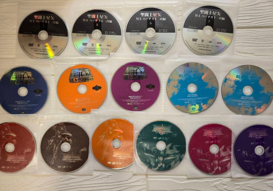 聖闘士星矢　冥王ハーデス　冥王神話　DVD　全28巻セット　レンタル