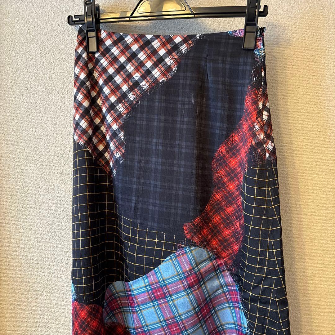 スカート Ameri TROMPE L'OEIL SEMI FLARE SKIRT