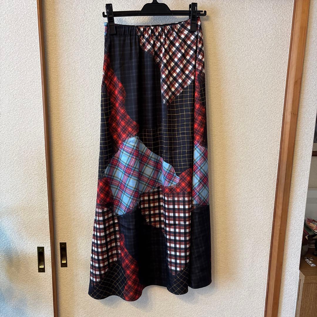 スカート Ameri TROMPE L'OEIL SEMI FLARE SKIRT