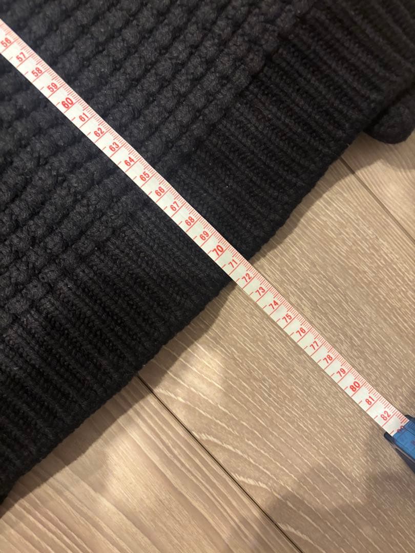 Bark メンズ ニットダッフルコート