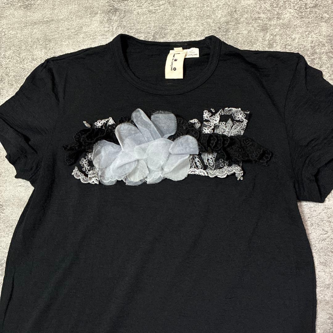 Tao COMME des GARÇONS レース　立体　ウールプルオーバー　M