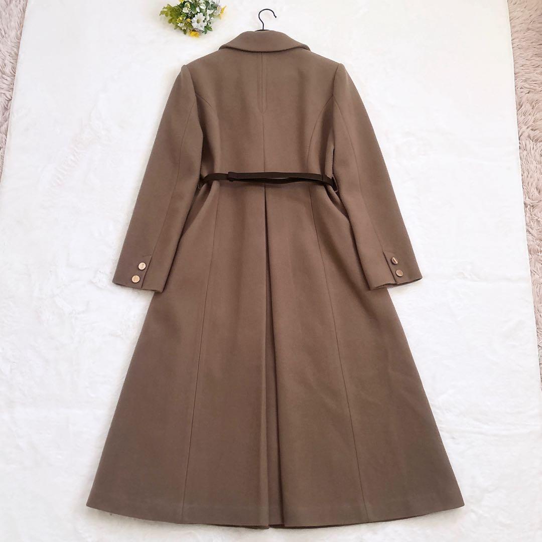 美品24AW Apuweiser-riche ベルト付ロングチェスターコート M