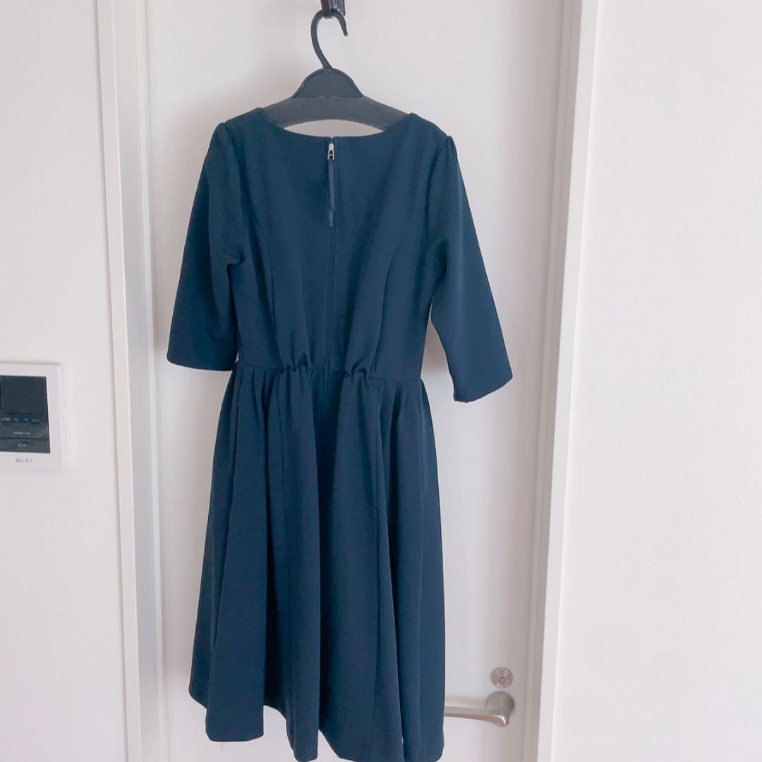 【美品】レジーナリスレ　ワンピース　シェリー　神戸ネイビー　40 Mサイズ