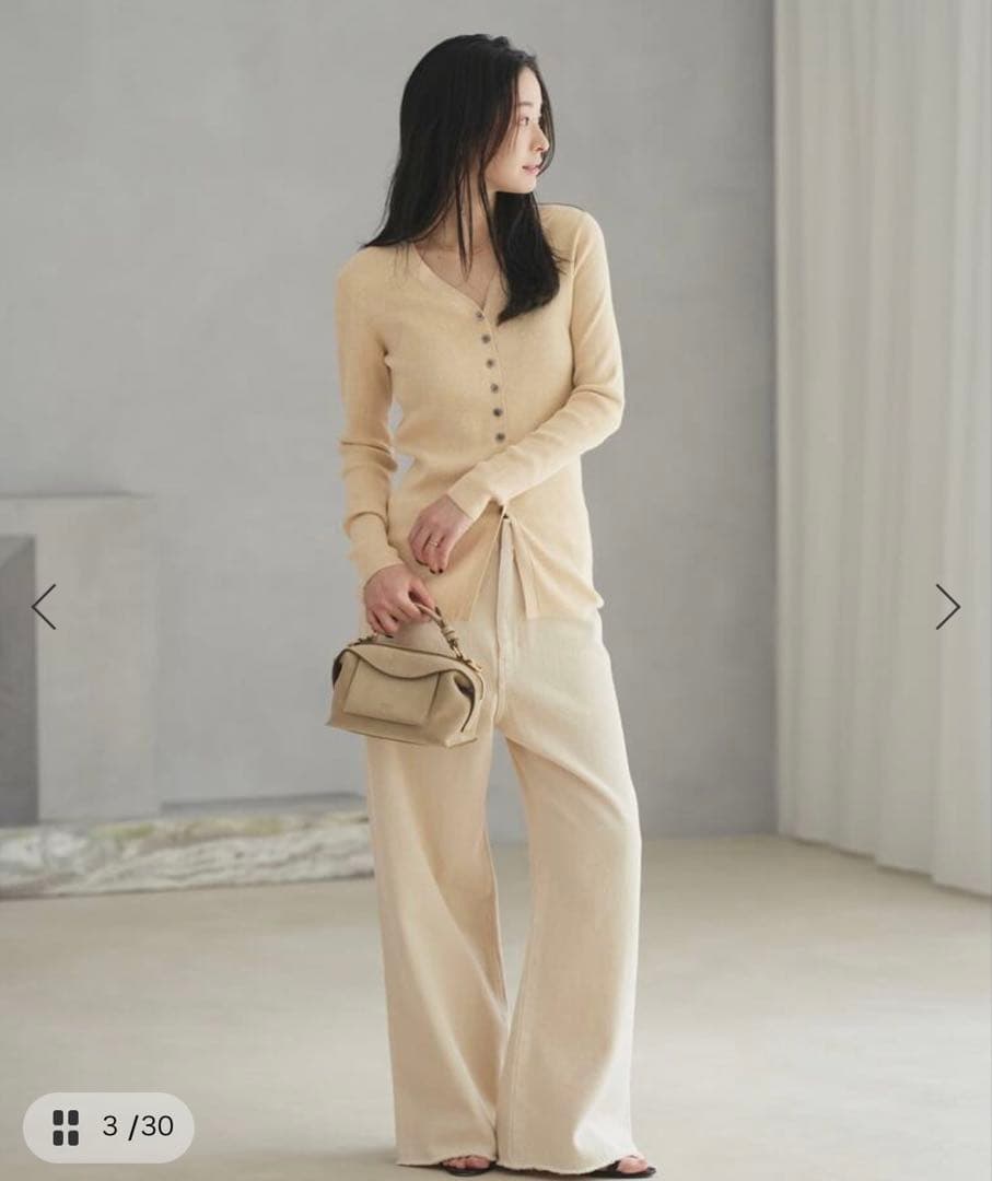 Plage Ecru cotton デニムパンツ 36サイズ