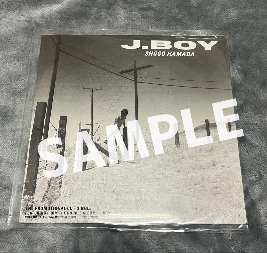 【美品】浜田省吾 プロモーション 片面EP 非売品 J BOY