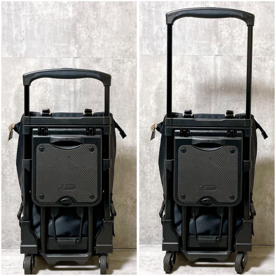ほぼ未使用 スワニー キャリーバッグ 座面付き D-290 東京デリカオリジナル