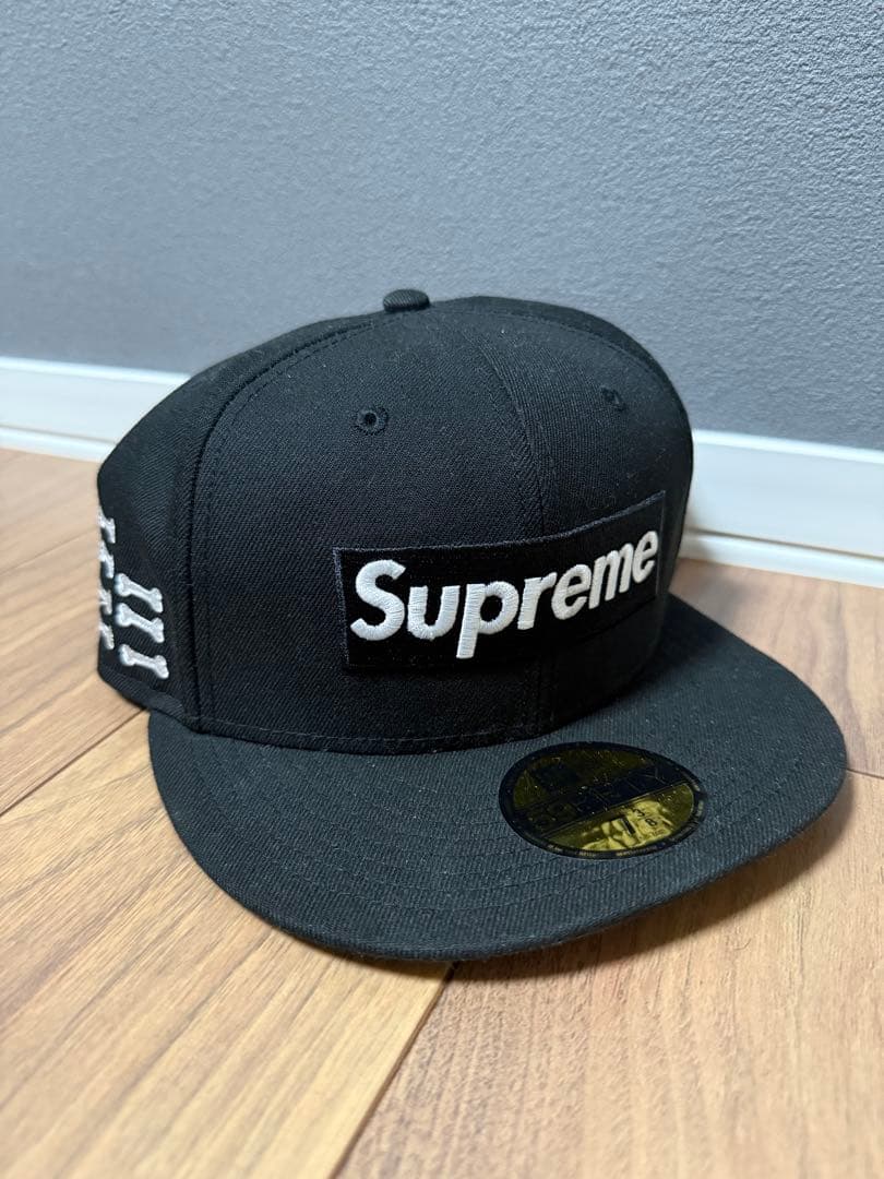 Supreme × NEWERA bones box logo cap7 3/8