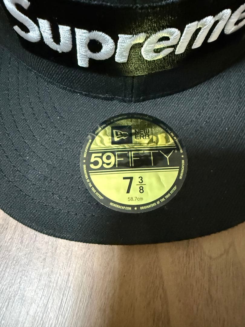 Supreme × NEWERA bones box logo cap7 3/8