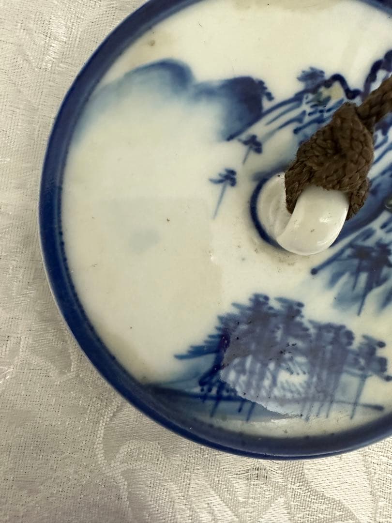 古伊万里　染付　陶器　重し