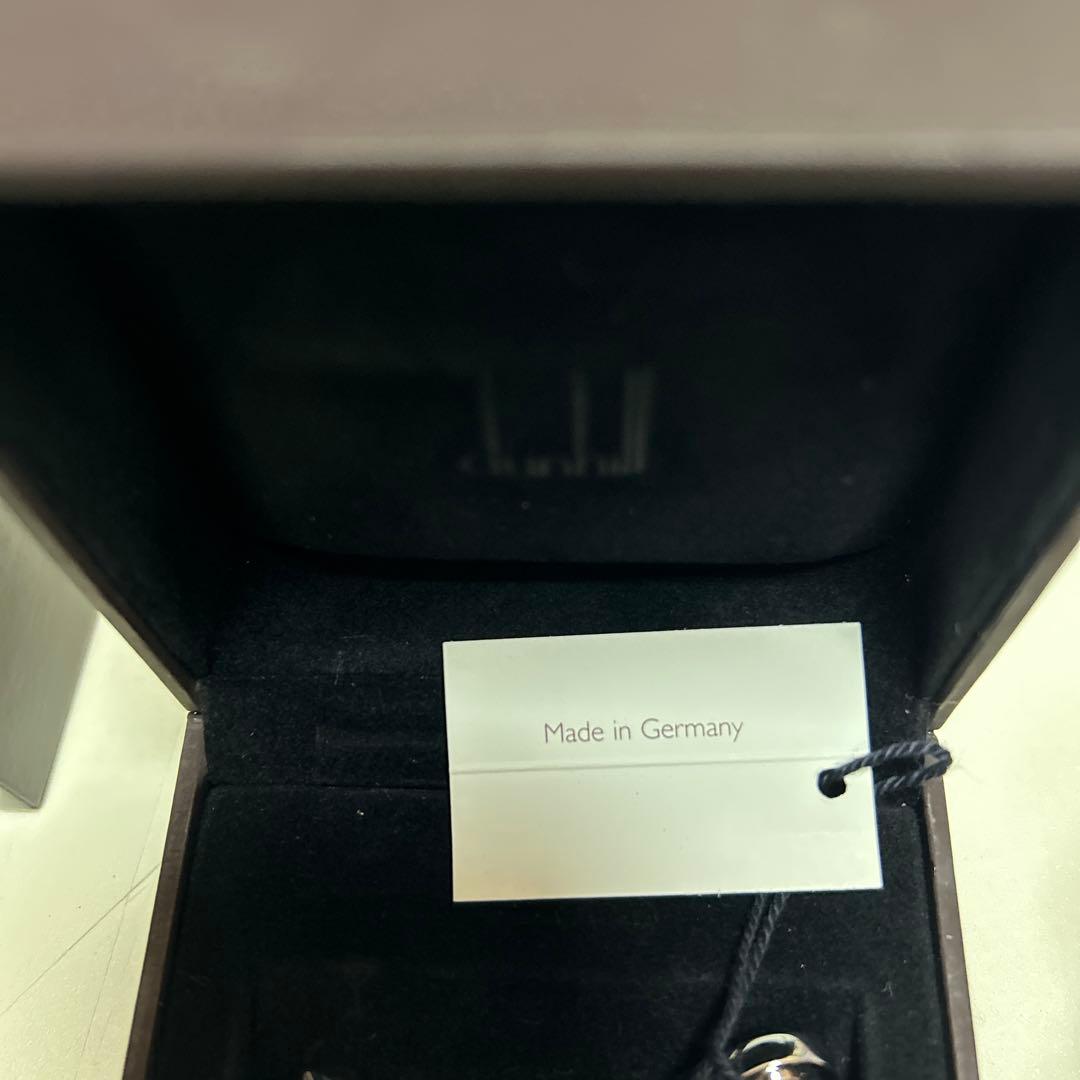 【新品未使用】dunhill カフリンクス ブルーストーン シルバー