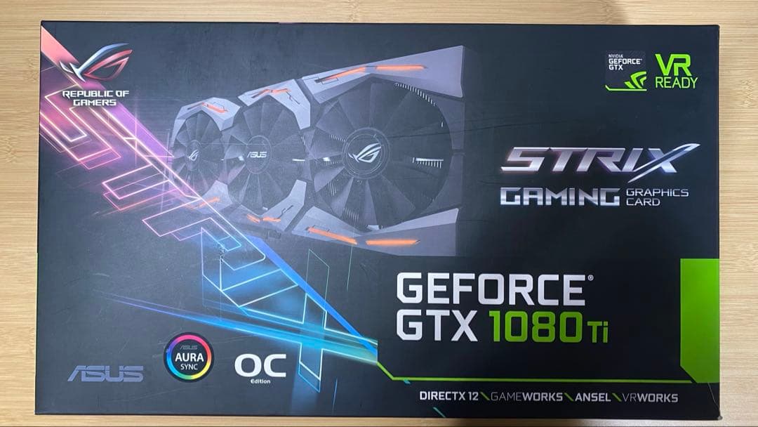 【美品】ASUS STRIX GeForce GTX 1080 Ti