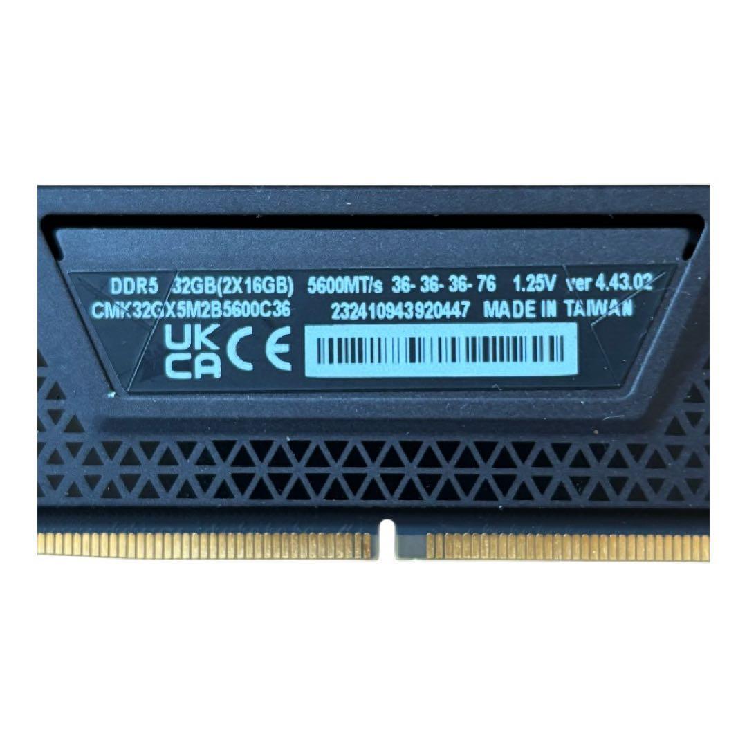 メモリー Corsair Vengeance DDR5 5600 CL36 16
