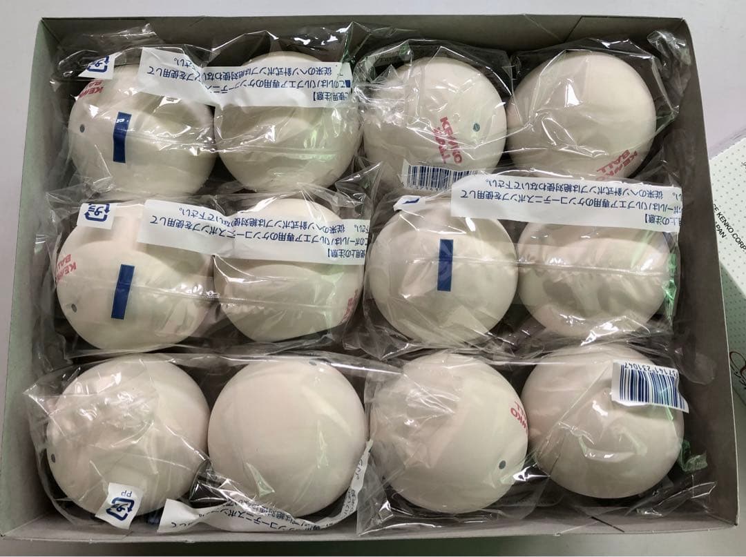 新品未使用 2箱 ナガセケンコー ソフトテニス白色試合球 2ダース