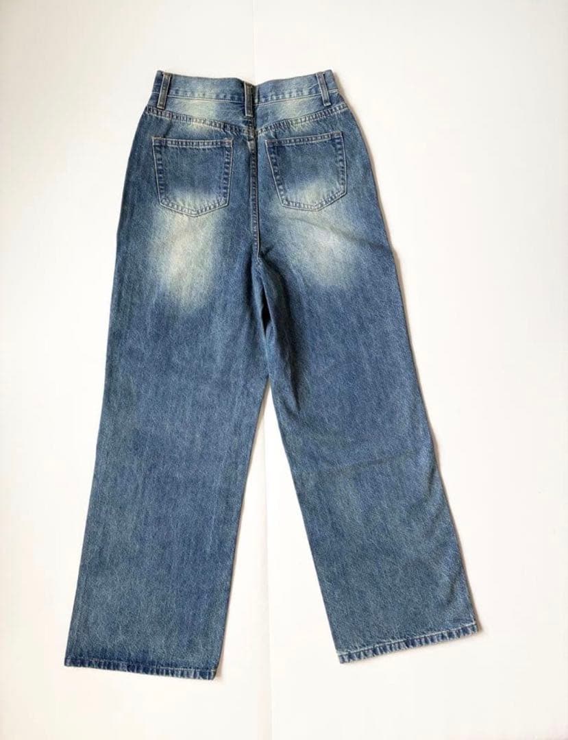 TWWデニム S/M vintage-blue 2(g+c) 骨格ウェーブ