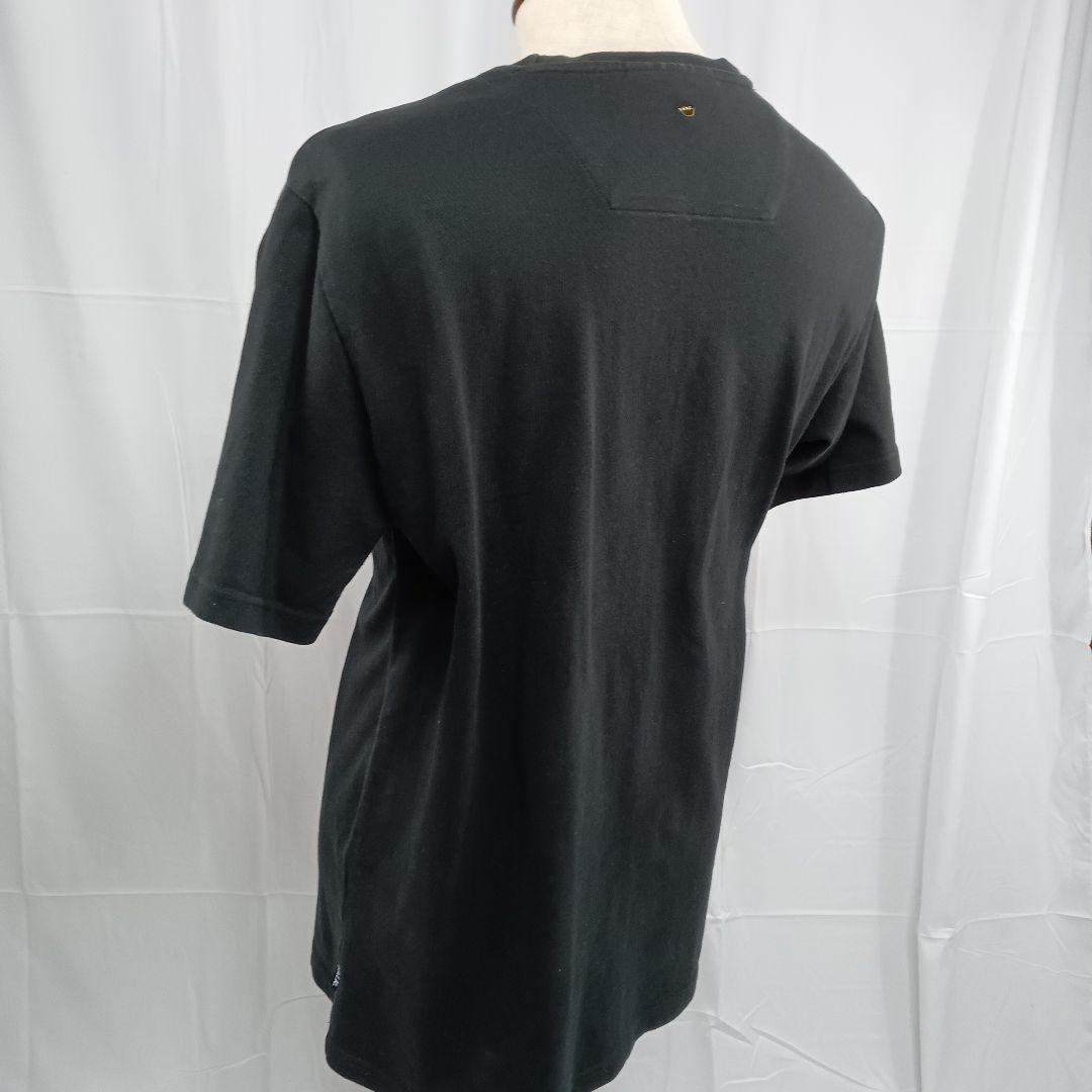 美品　BALR. ボーラー　半袖Tシャツ　ゴールドロゴ　黒　XLサイズ