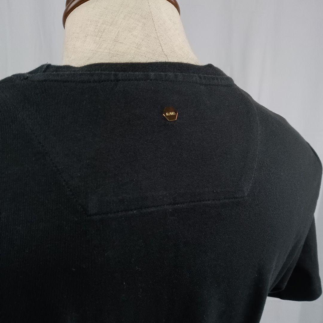 美品　BALR. ボーラー　半袖Tシャツ　ゴールドロゴ　黒　XLサイズ