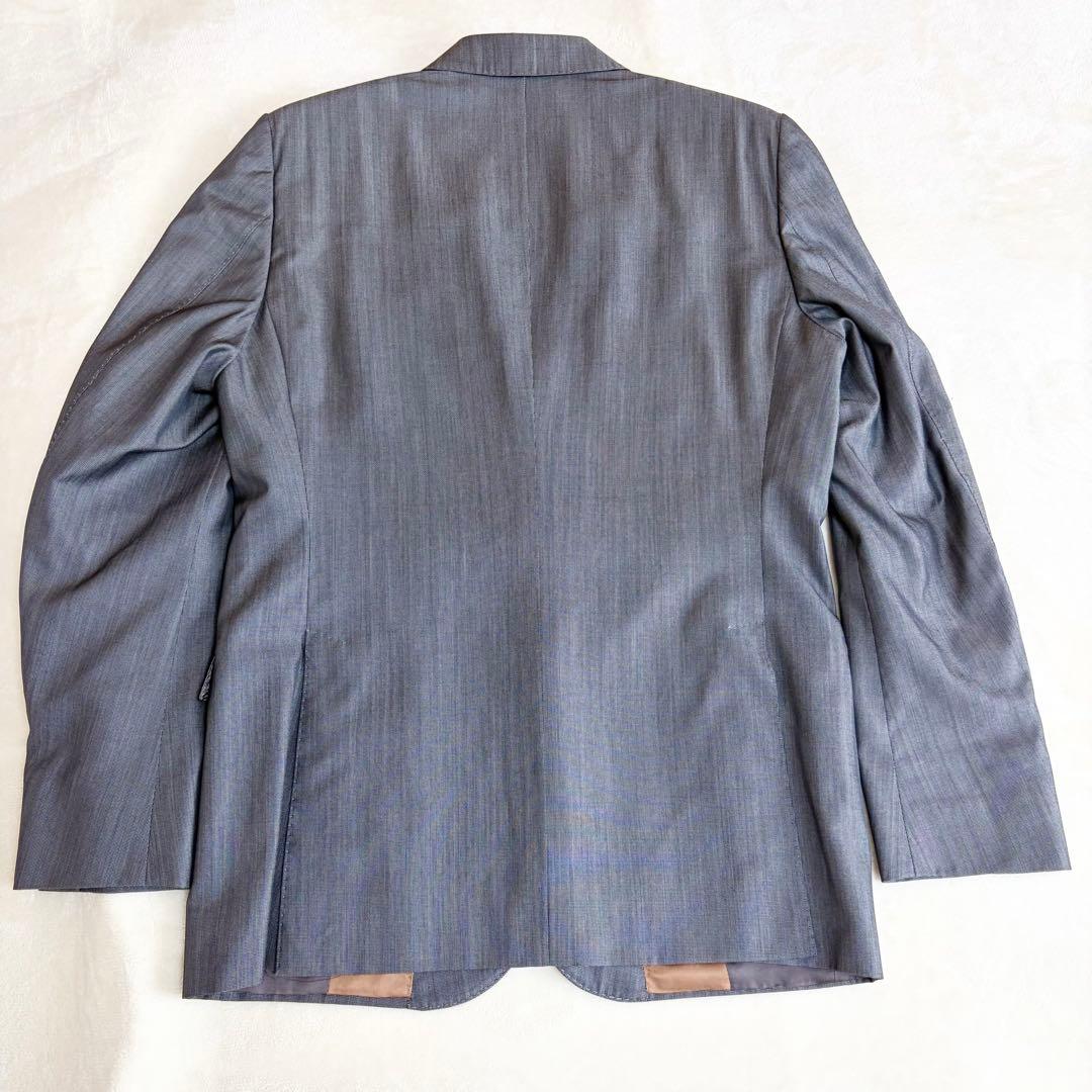 美品✨GUCCI イタリア製 シルク混 スーツ セットアップ50R グレー