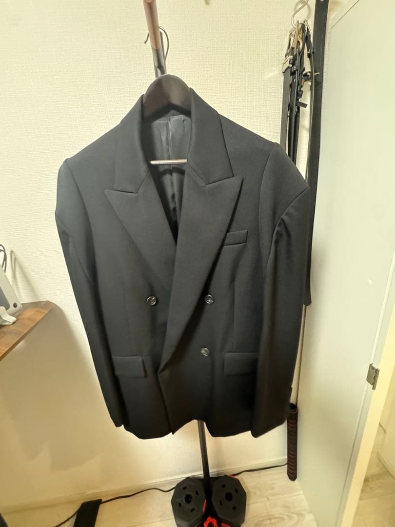 steinDeformedShoulderDoubleBreastedジャケット