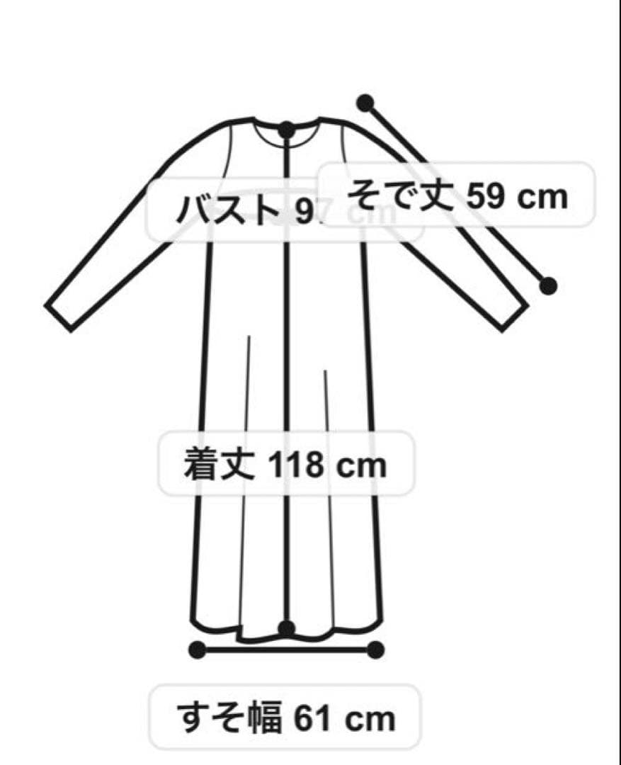 新品、未使用。gelato pique ダークグレー ロングワンピース