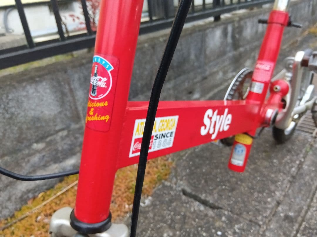 d*7様 コカ・コーラ　折りたたみ自転車
