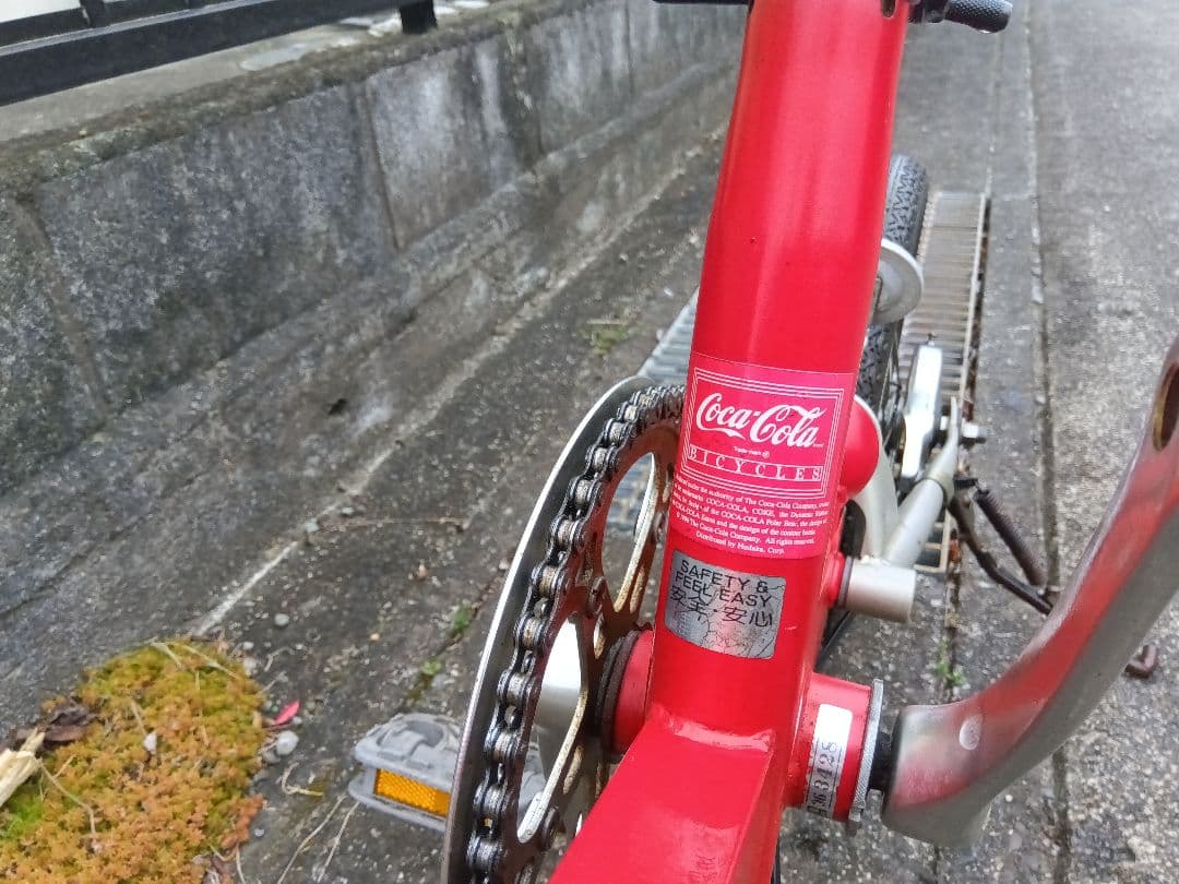 d*7様 コカ・コーラ　折りたたみ自転車