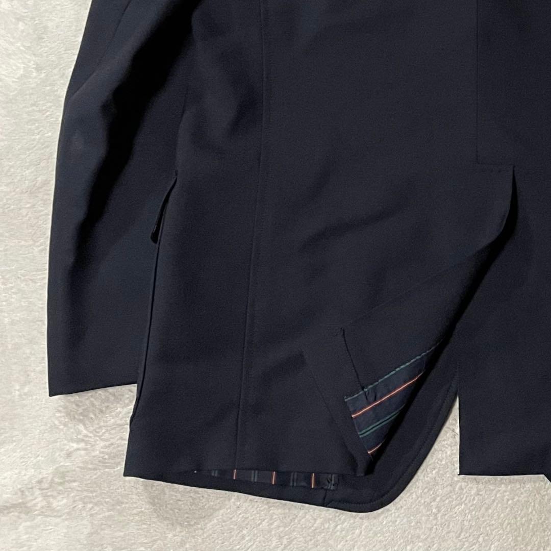 専用麻布テーラー 紺ブレザー 52/XL 金ボタン 美品NANOFINISH加工