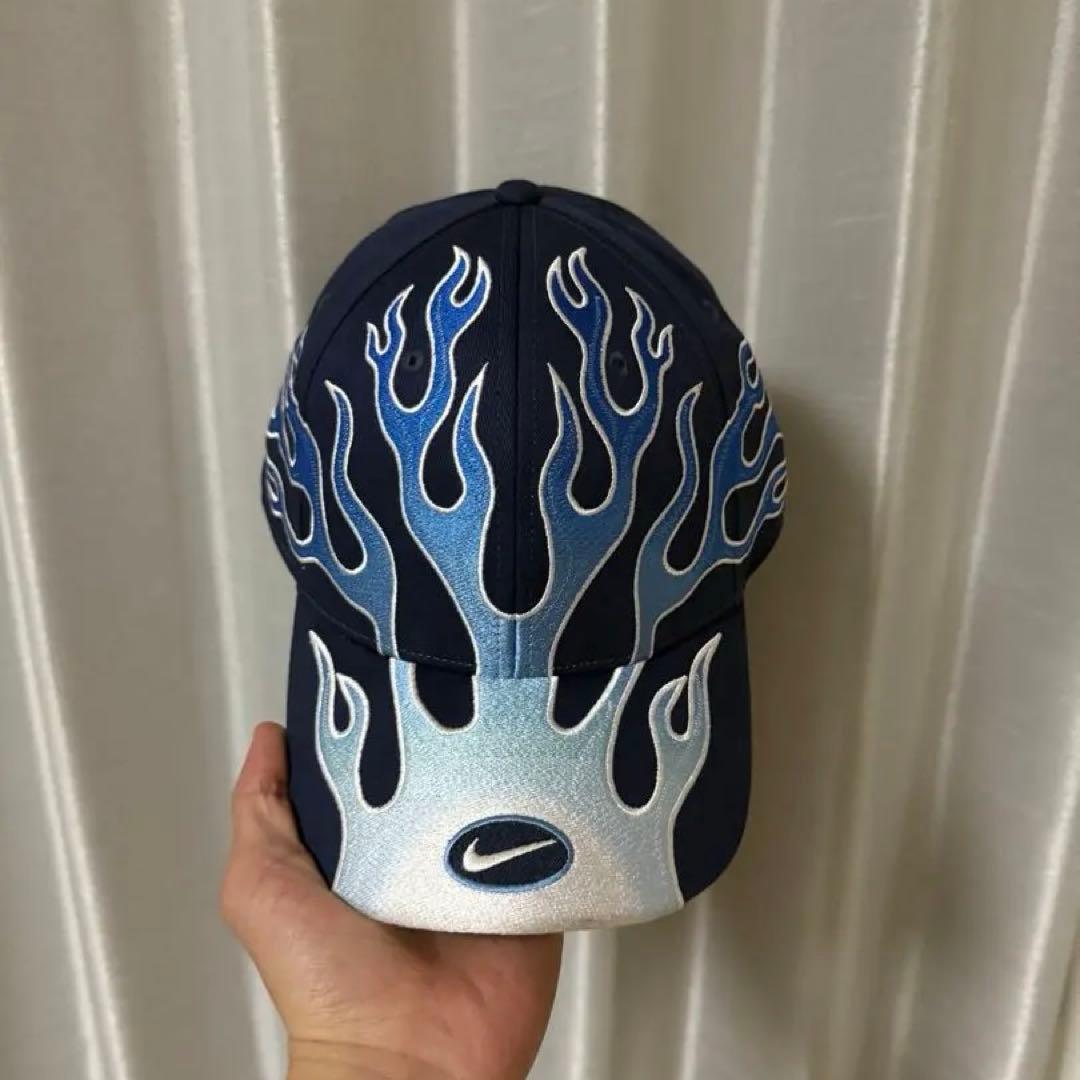 帽子 NIKE club flame cap L/XL blue navy