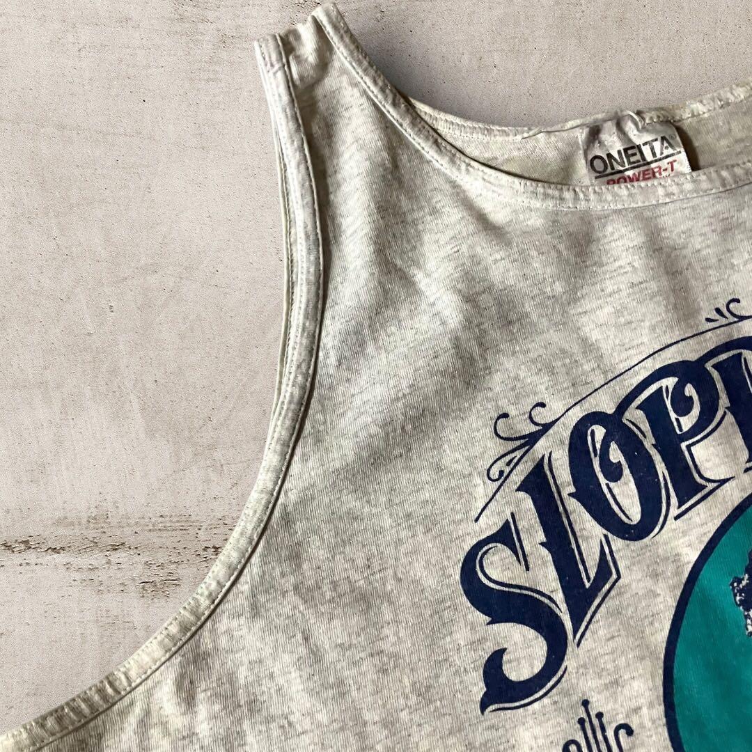 USA製90年SLOPPY JOE’S BARタンクトップ偉人ヘミングウェイXL