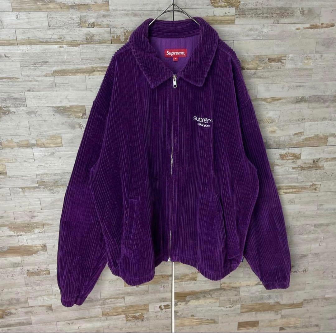 ⭐︎Supreme コーデュロイ ジャンパー パープル