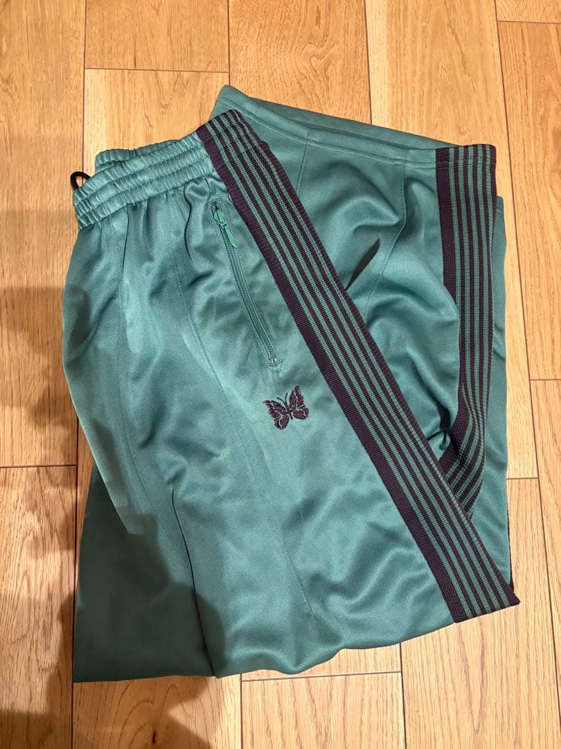 Needles トラックパンツ ヒザデルパンツ green S