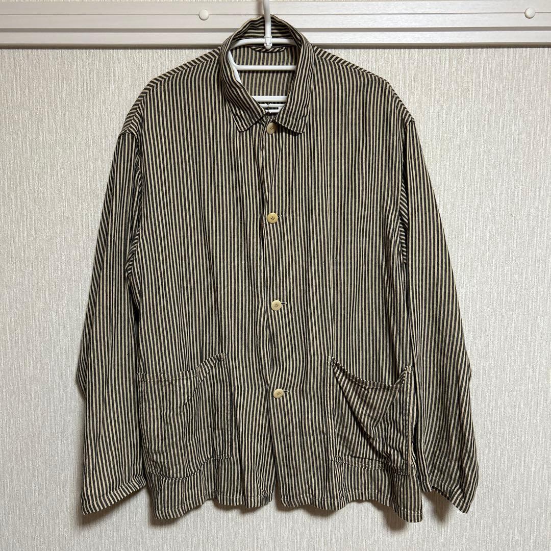 【美品】comoli 22ss ストライプワークジャケット　サイズ2