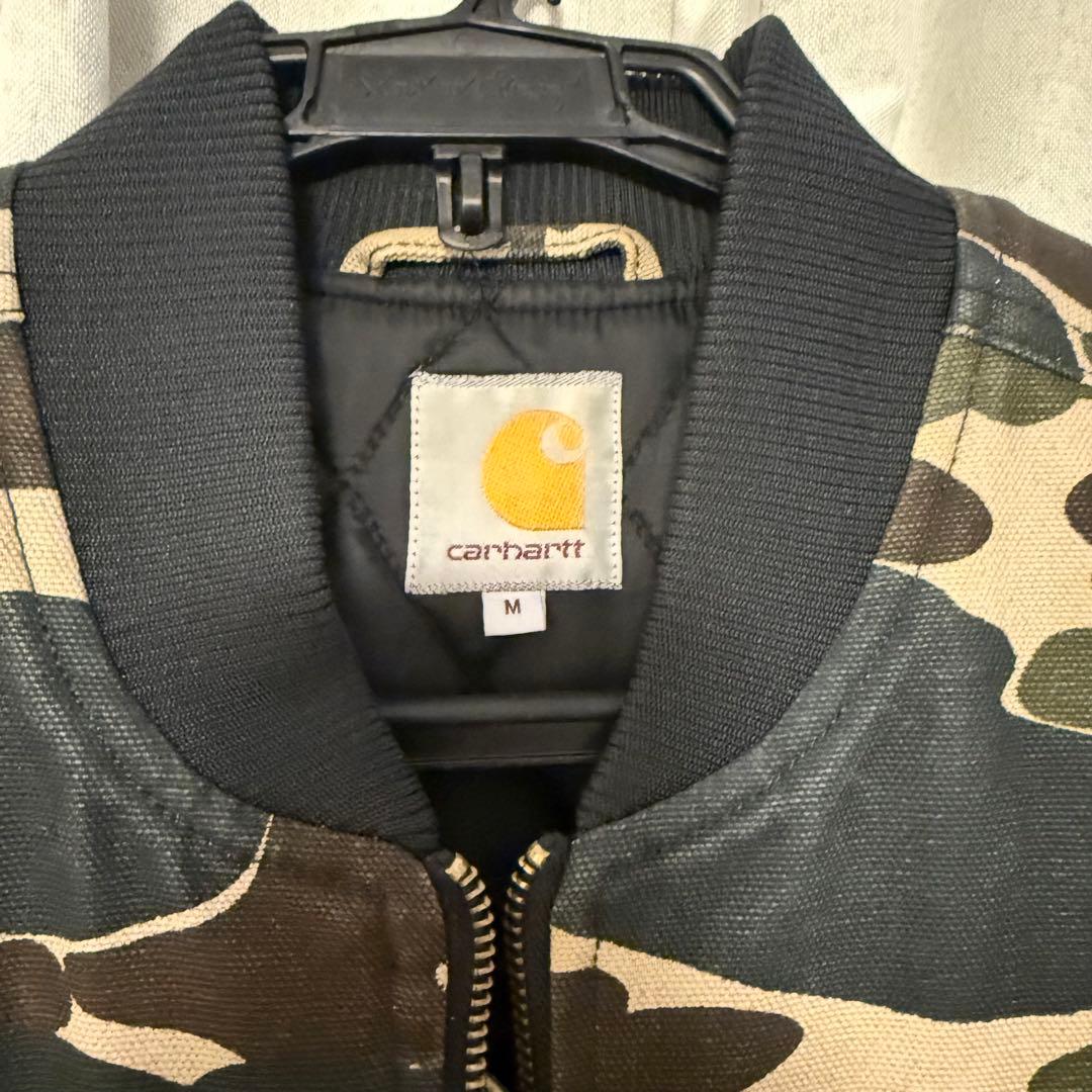 カーハート　carhartt ダックベスト　カモ柄