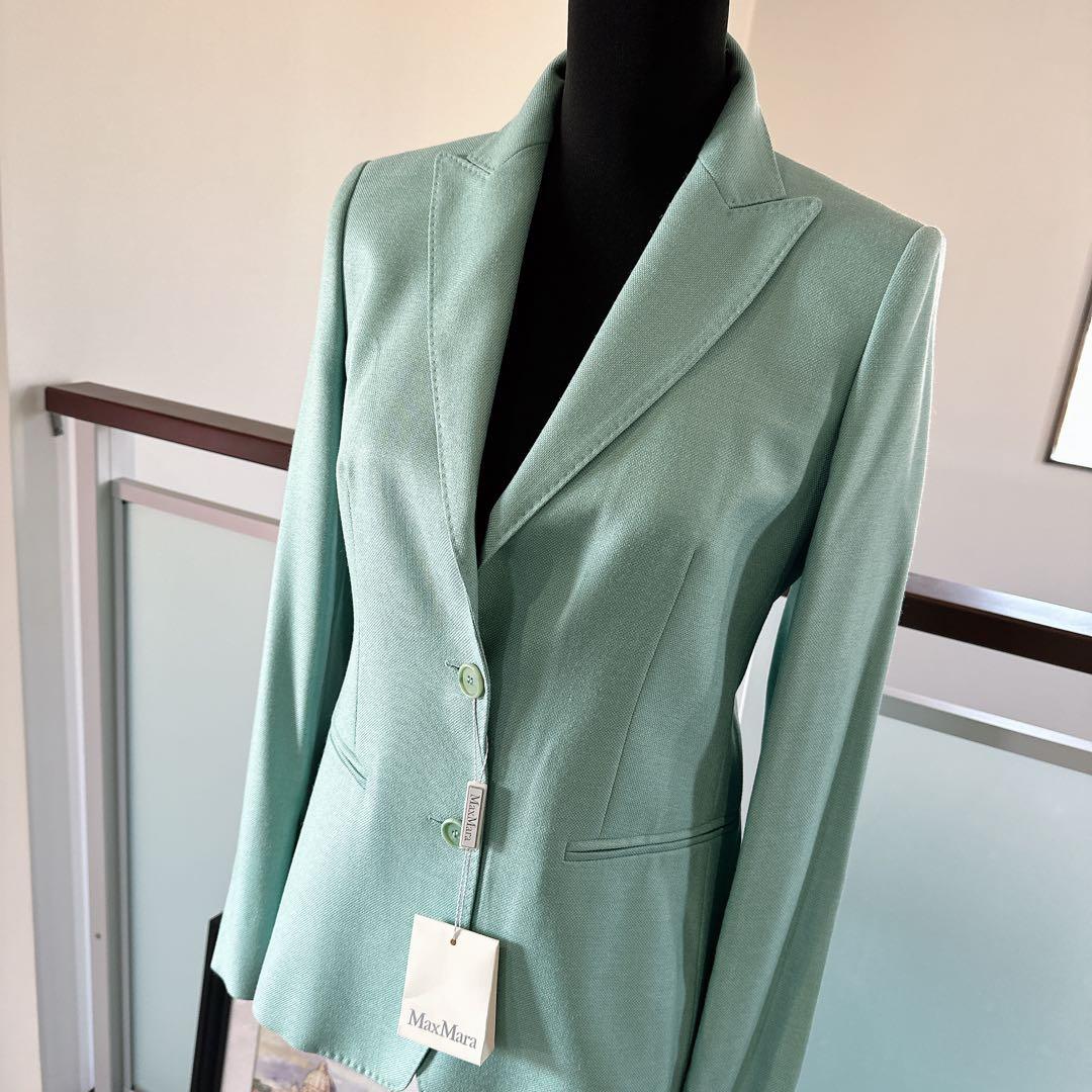 Max Mara マックスマーラ ミントグリーン　テーラードジャケット