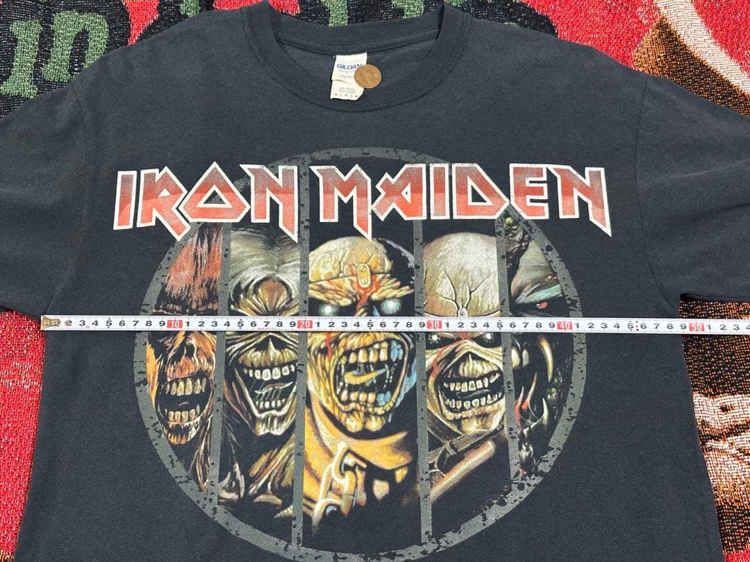 IRON MEIDEN Tシャツ M 黒 フェード アイアンメイデン