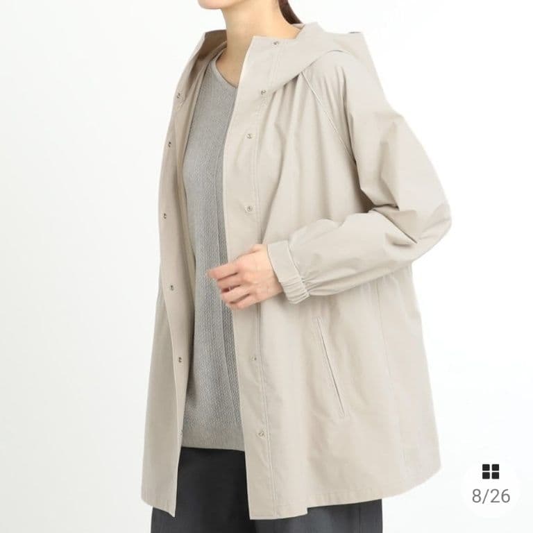 ★新品★Reflect リフレクト フーディコート フード付アウター 春コートM