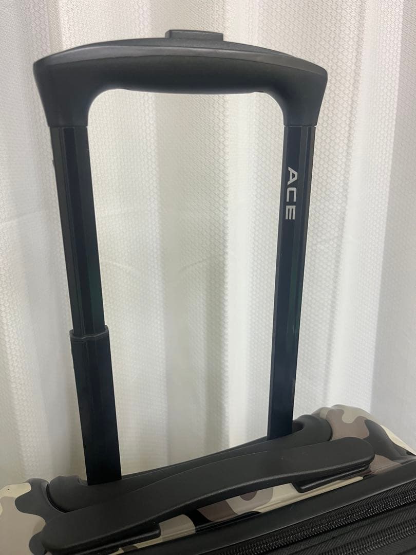 ACE エース　拡張機能付き　キャリーケース カモフラ.迷彩柄　機内持ち込みOK