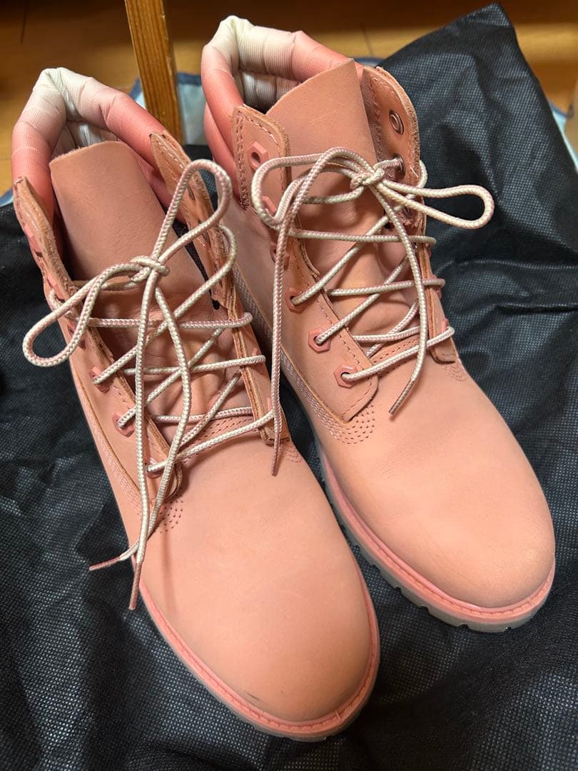 Timberland ティンバーランド ピンク ブーツ　24.5cm A1WVV