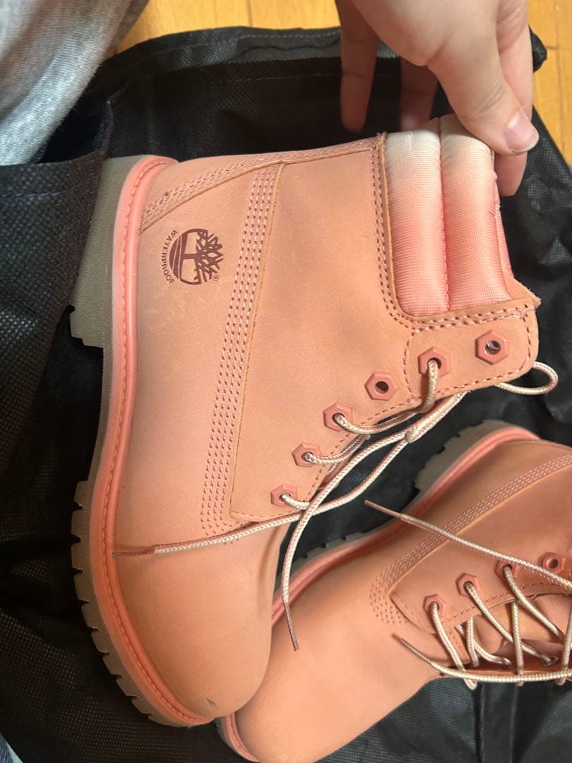 Timberland ティンバーランド ピンク ブーツ　24.5cm A1WVV