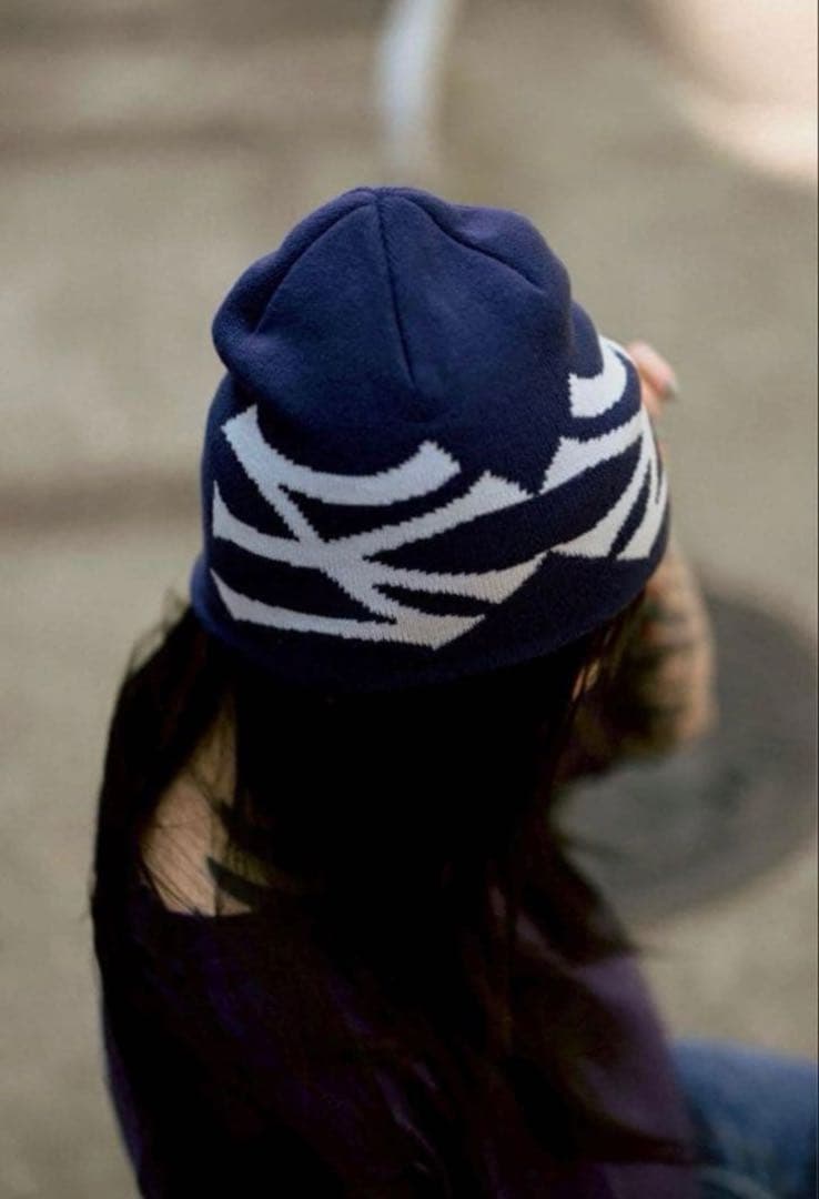 【新品】oma ニット帽 ビーニー NY SKULL CAP ブラック