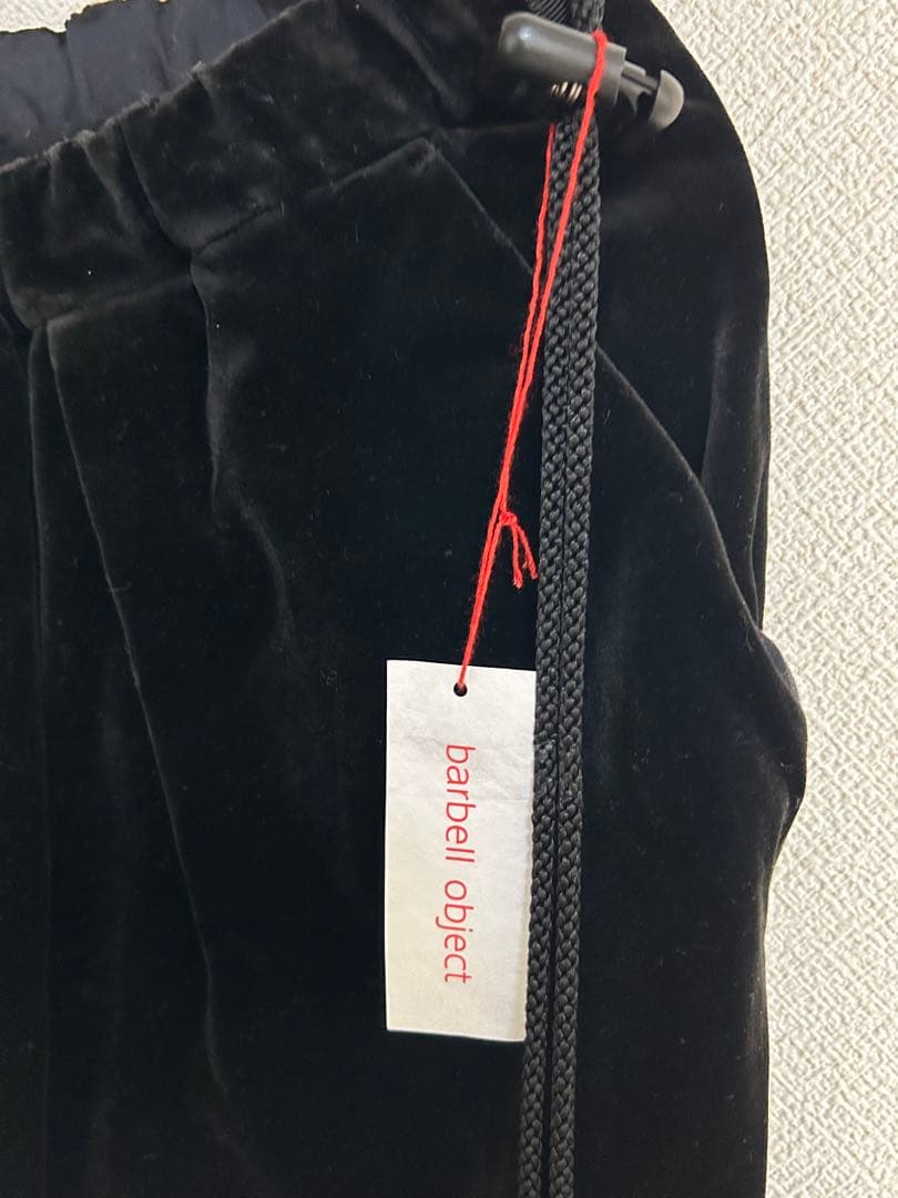 barbell object バーベルオブジェクト ベロア パンツ 美品