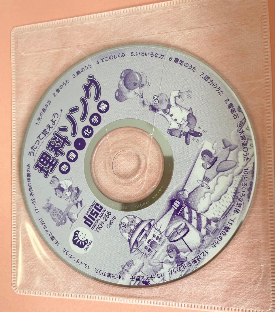 歌って覚えよう。七田式しちだしき 理科ソング・社会科ソング　5冊セット CD付