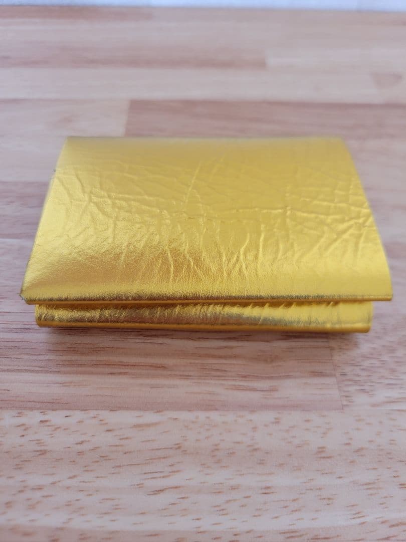 新品　タグ付き　MARROW　マロウ　ゴールド　COMPACT WALLET