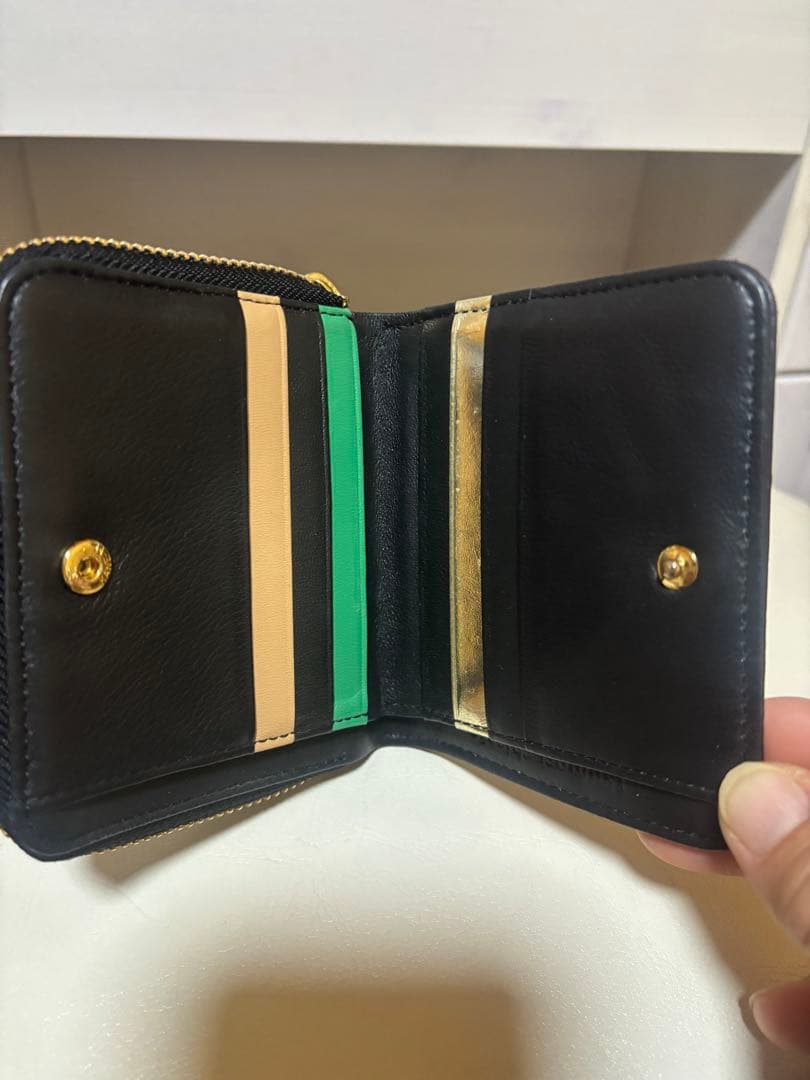 ツモリチサト　ネコキルティング　二つ折り財布